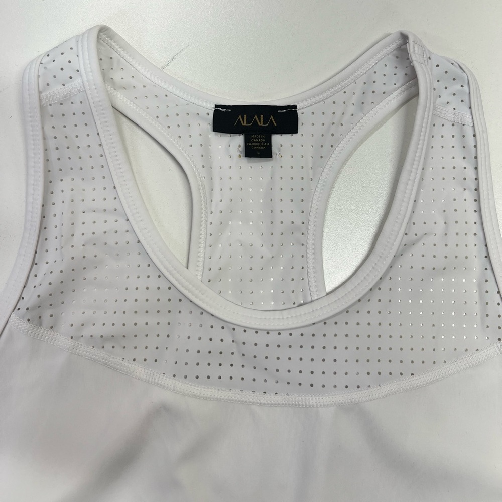 ALALA Serena Dress in White Tennis Dress REVOLVE Size Large NEW - Picture 13 of 16